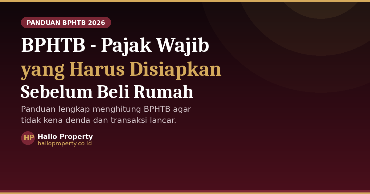 Panduan Lengkap BPHTB Sebelum Beli Rumah