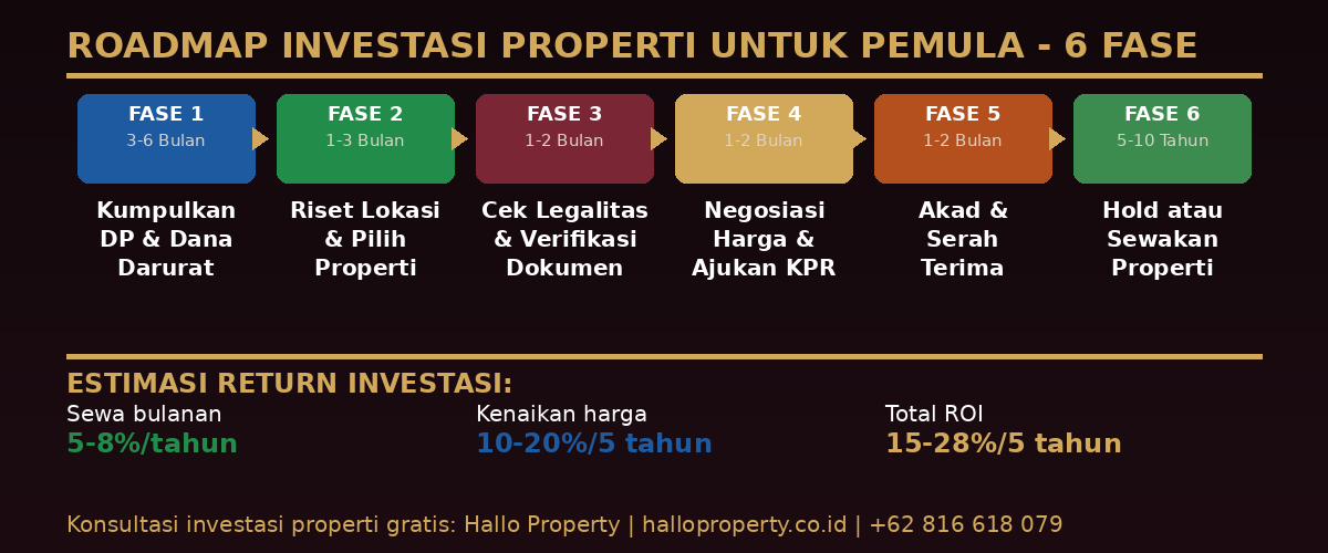 Roadmap Investasi Properti 6 Fase